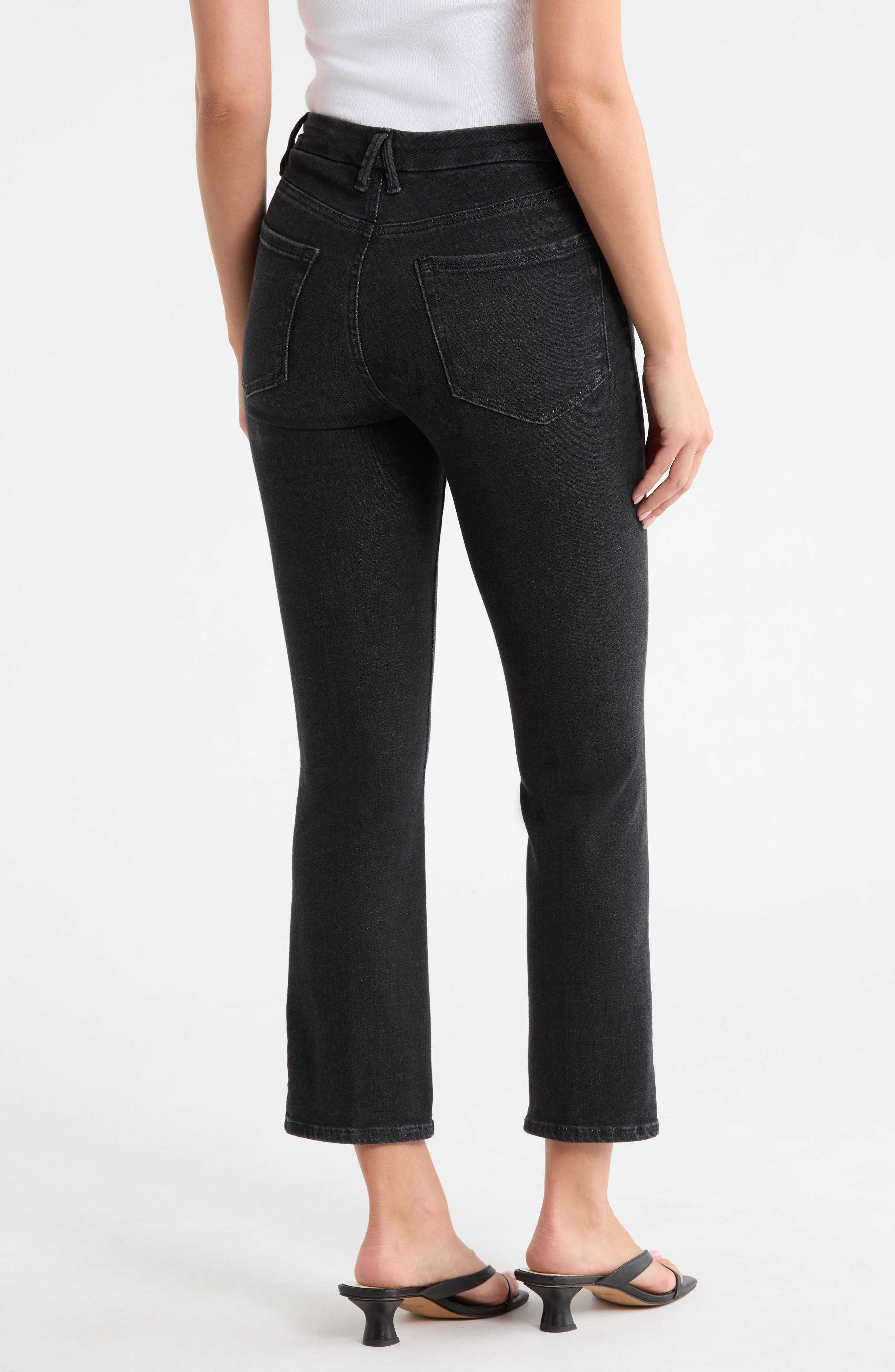 Good American Good Legs Ankle Straight Jeans (Women) | Nordstromrack