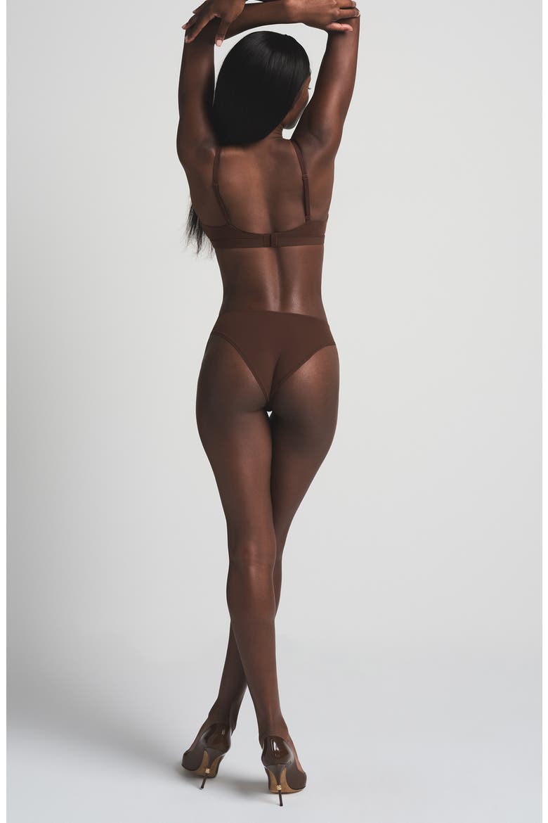 Fits Everybody Crossover Bralette, Alternate, color, COCOA