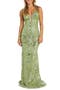 Sequin Embellished Column Gown