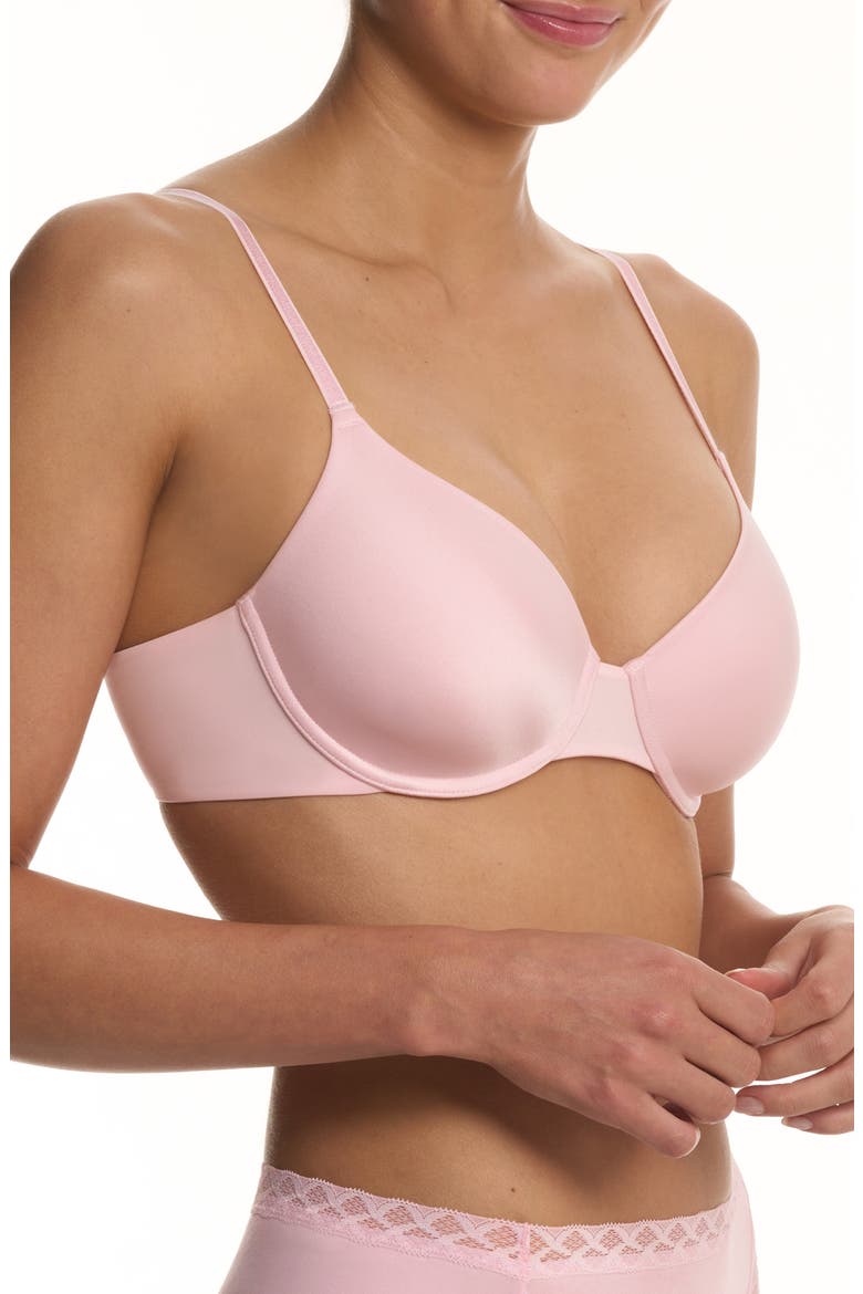 EverFit Seamless Convertible T-Shirt Bra, Alternate, color, DELICATE ROSE