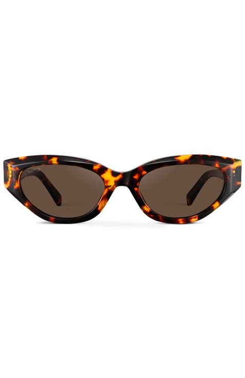 Loretta - 53mm Modern Cat-Eye Sunglasses