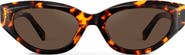 WMP Eyewear Loretta - 53mm Modern Cat-Eye Sunglasses