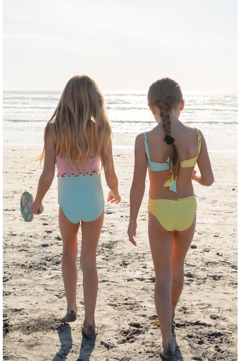 Kids' Cammy Loop Two-Piece Swimsuit, Alternate, color, JELLY BEAN