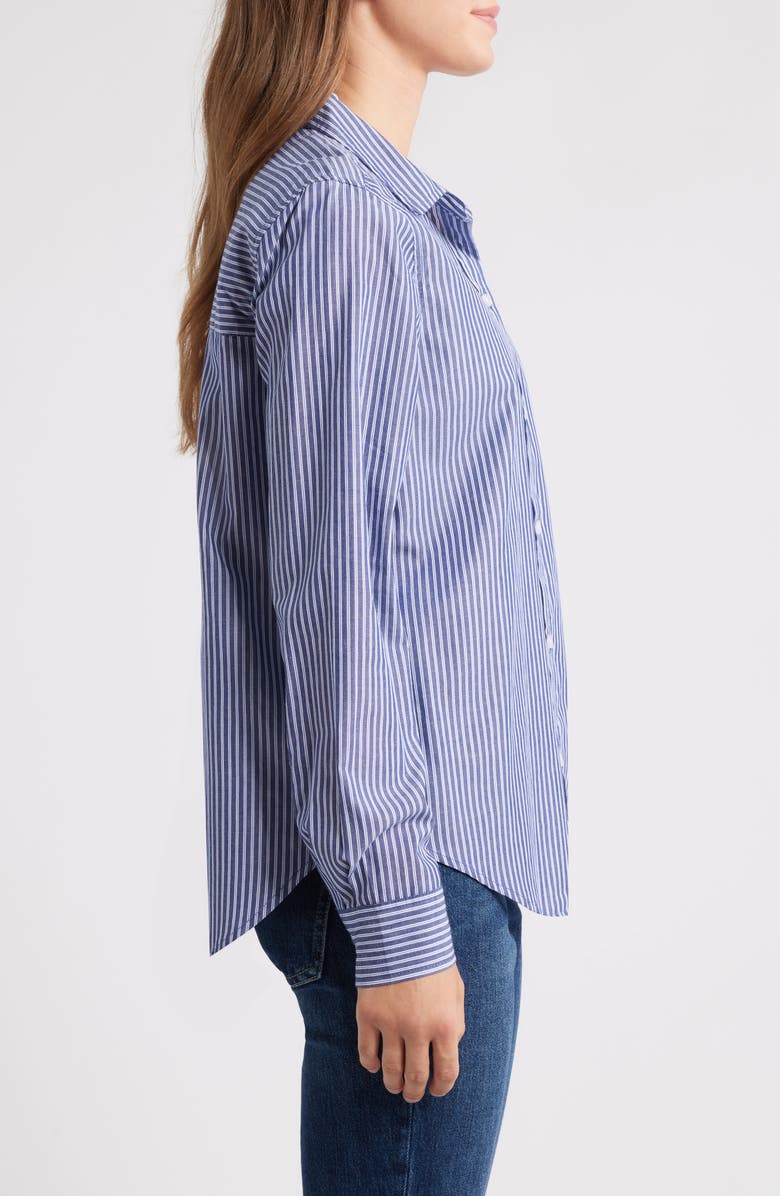 beachlunchlounge Belly Cotton Shirt, Alternate, color, Blackberry