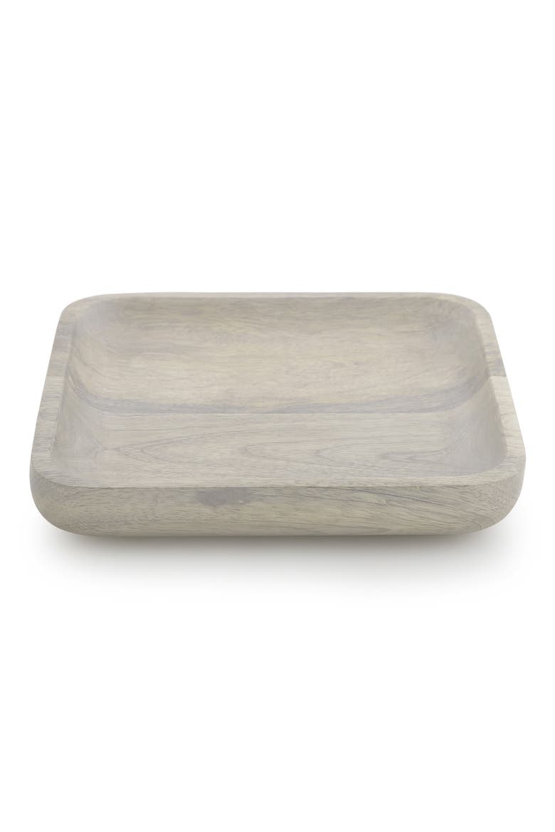 Fiji Mango Wood Bath Tray, Main, color, WHITE WASH