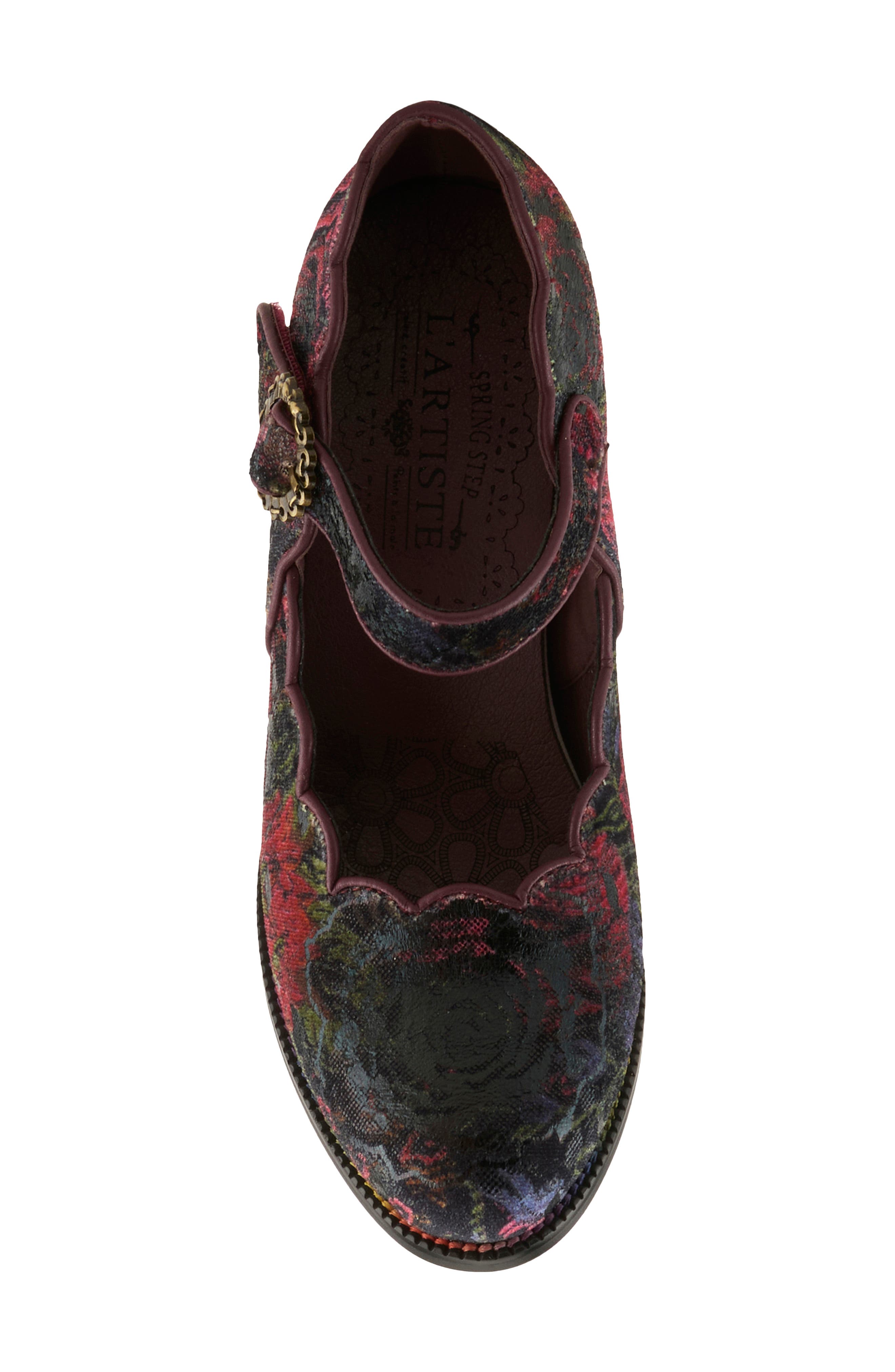 Adodora Mary Jane Pump, Alternate, color, PLUM MULTI