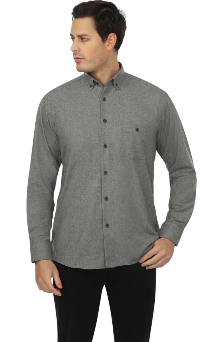 Vustra Men's Coastal Slate Button-Down Shirt, Alternate, color, 