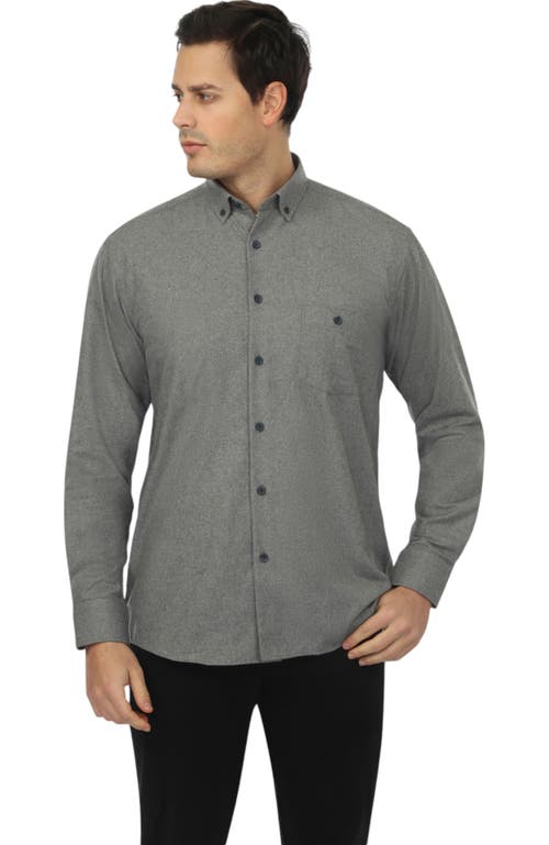 Vustra Coastal Slate Button-down Shirt In Grey