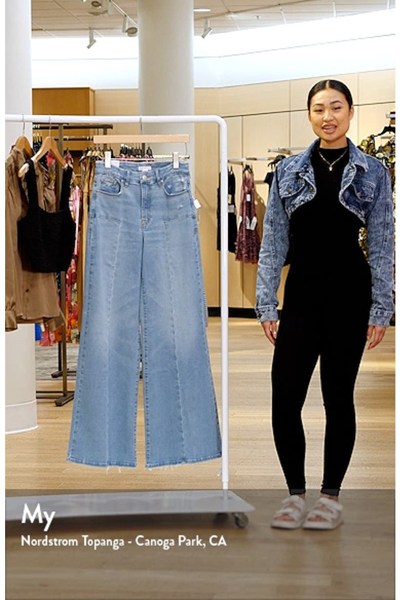 Good Waist Distressed Palazzo Jeans video