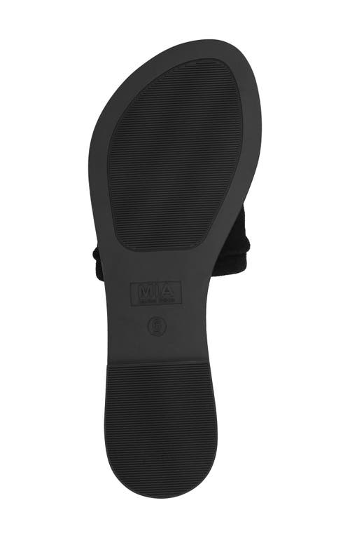 Mia Tiffani Slide Sandal In Black