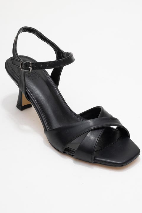 Melin Cross Strap Stiletto Sandal