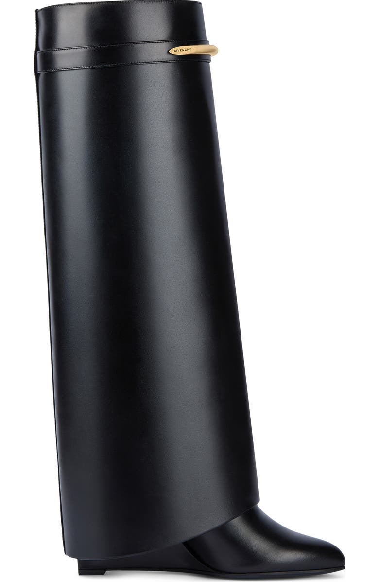 Givenchy Shark Pinch Tall Boot, Main, color, Black