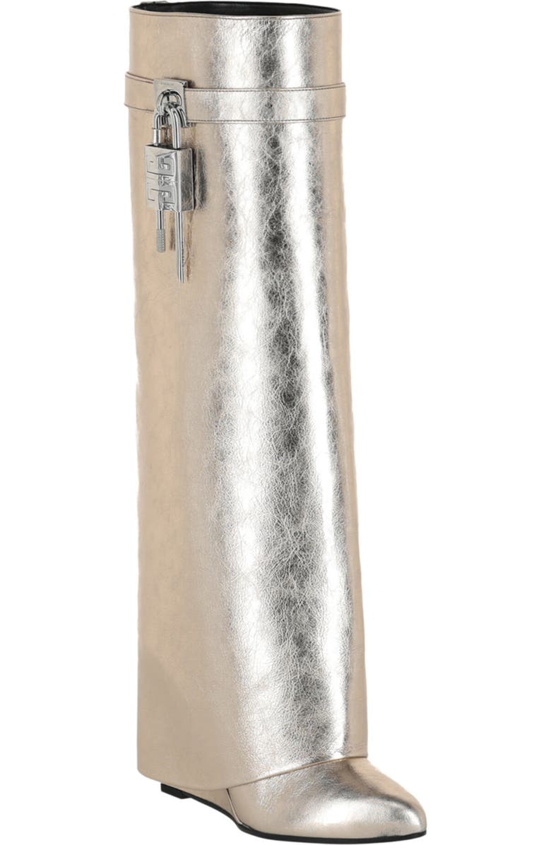 Givenchy Shark Lock Pant Boot, Main, color, Golden