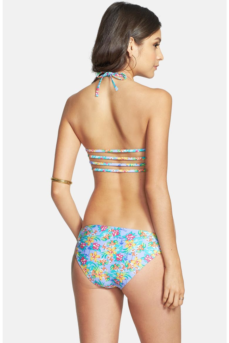 Knotted Side Bikini Bottoms, Alternate, color, ISLAND TROPICAL