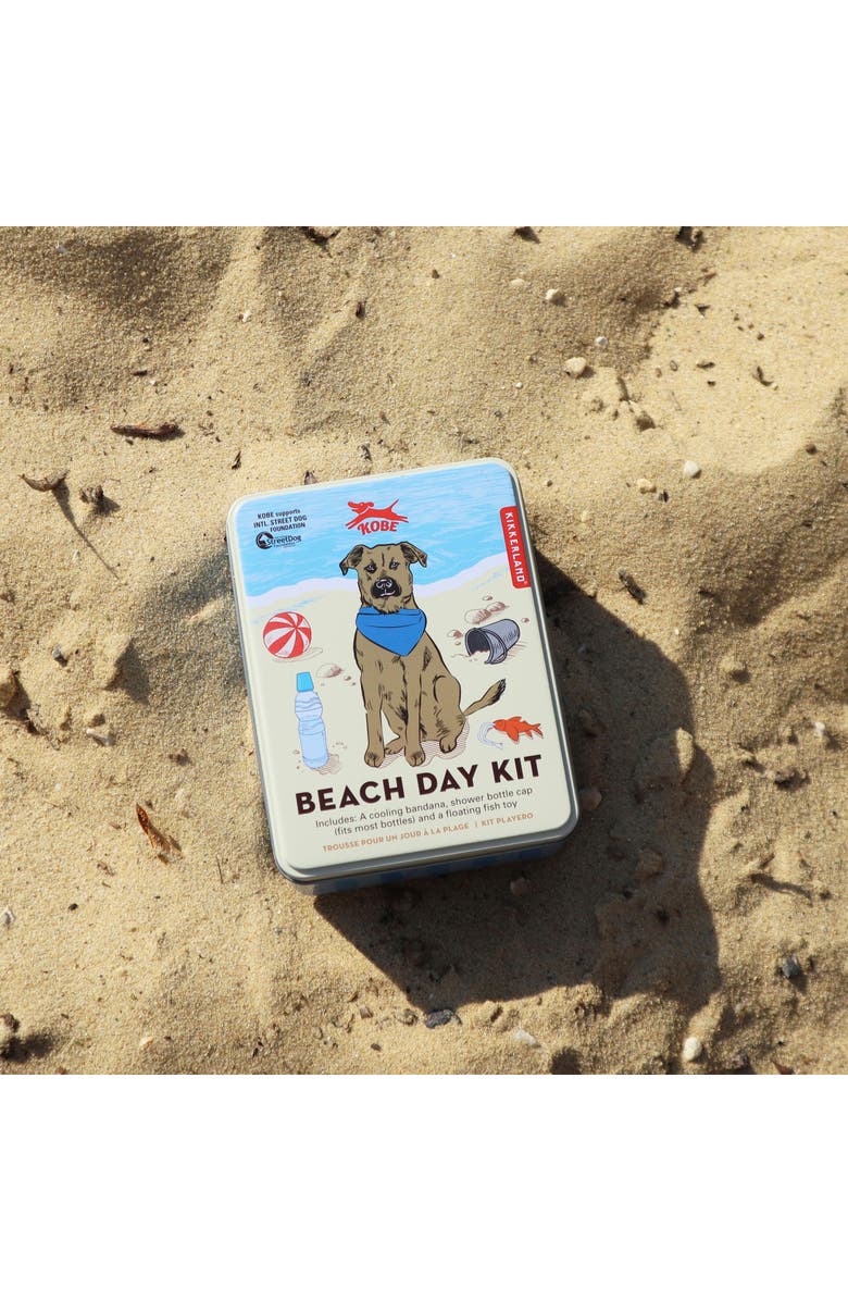 Kikkerland Design Beach Day Dog Kit, Alternate, color, Blue Multi