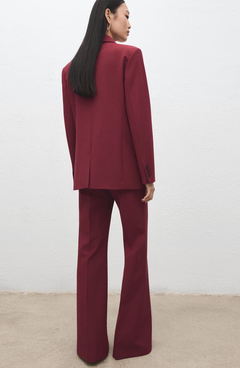 MANGO Wide Leg Pants, Alternate, color, Wine