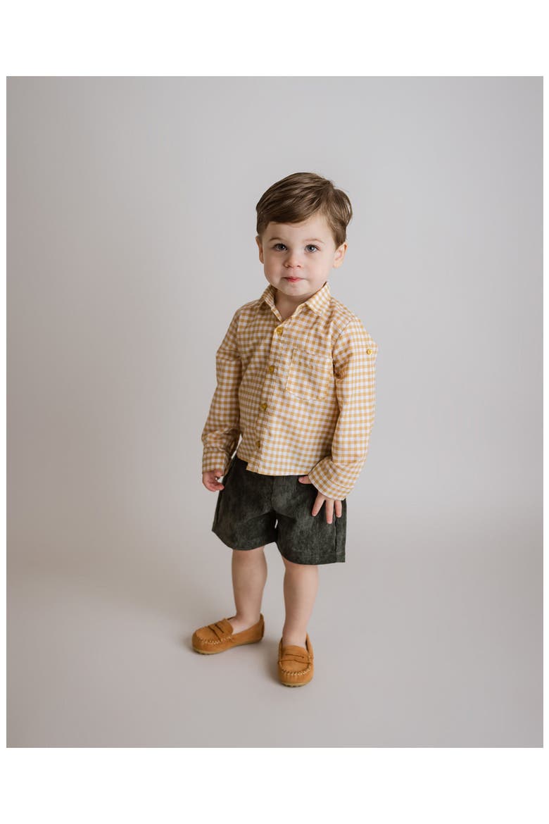 Corduroy Shorts, Alternate, color, Green