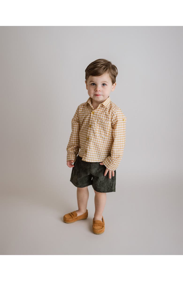 Cuclie Corduroy Shorts, Alternate, color, Green