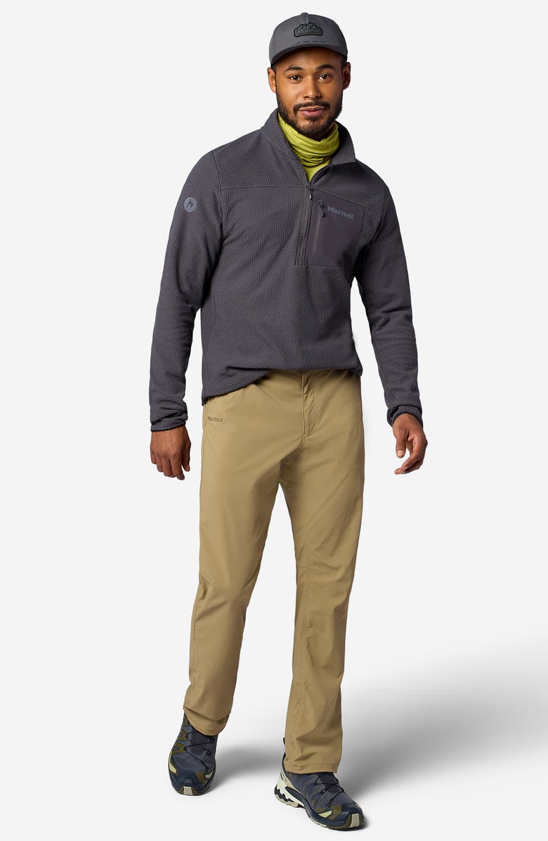 Marmot AirFleece Half Zip Pullover, Alternate, color, Blackened