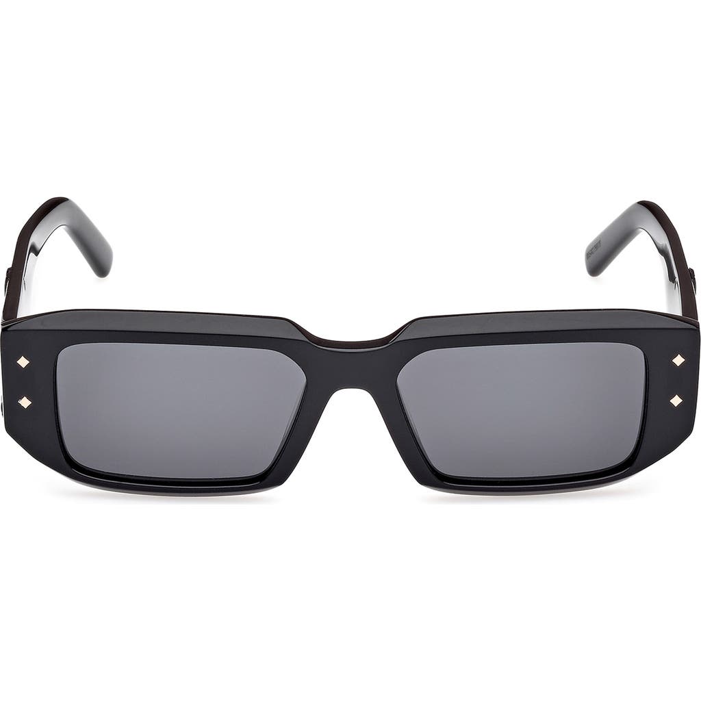 Mcm 53mm Rectangular Sunglasses In Black