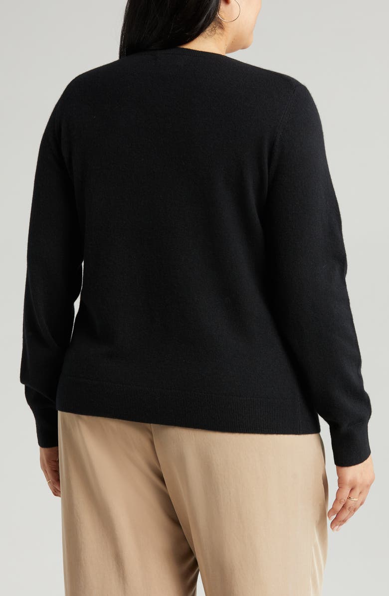 Nordstrom V-Neck Cashmere Sweater, Alternate, color,