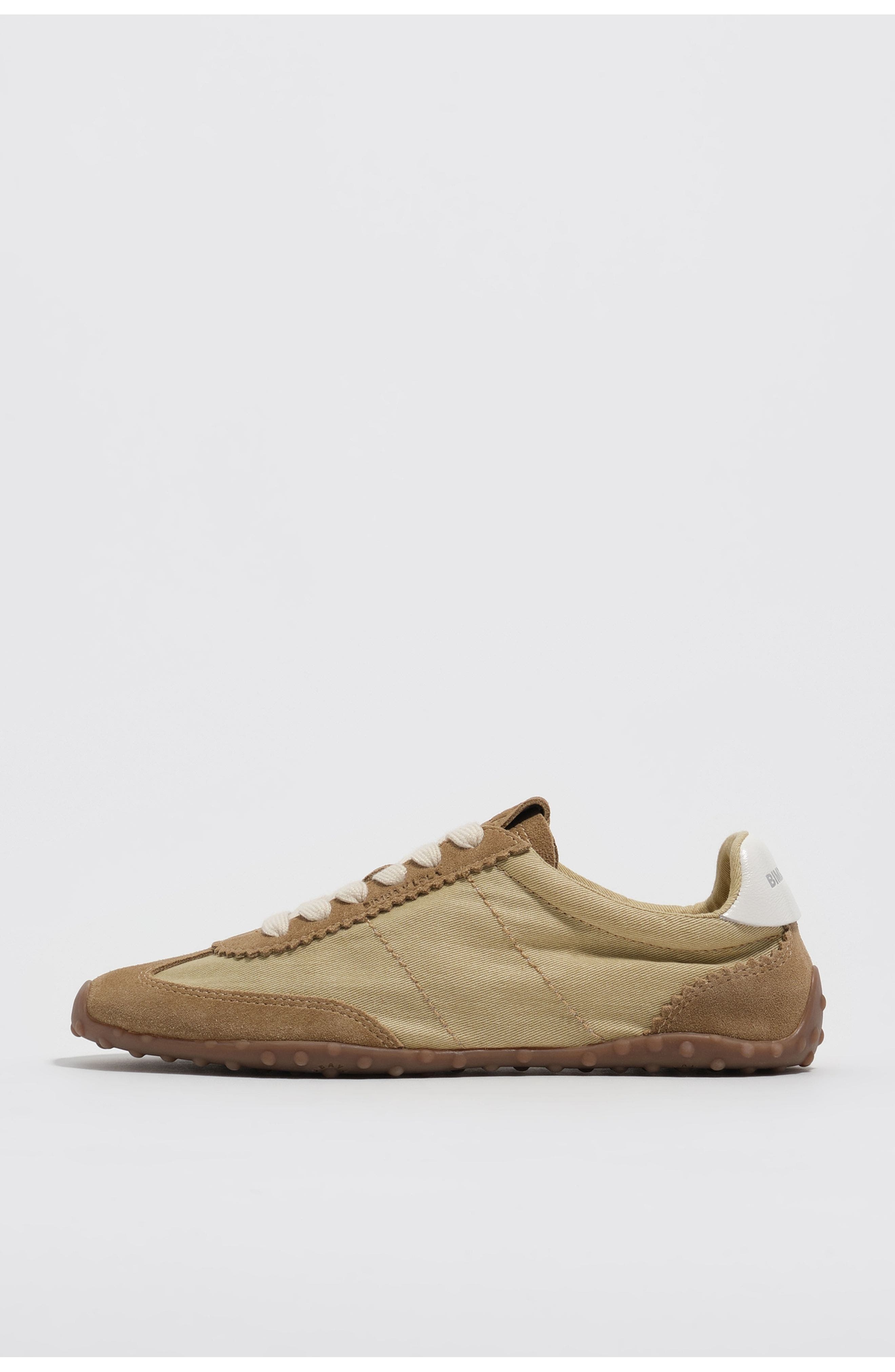 Bimba y Lola Suede And Fabric 13 29 Sneaker, Main, color, Ochre