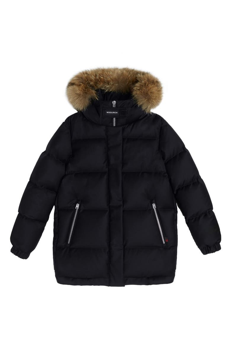 Woolrich Luxe Aliquippa Down Parka with Genuine Coyote Fur Trim, Alternate, color, 