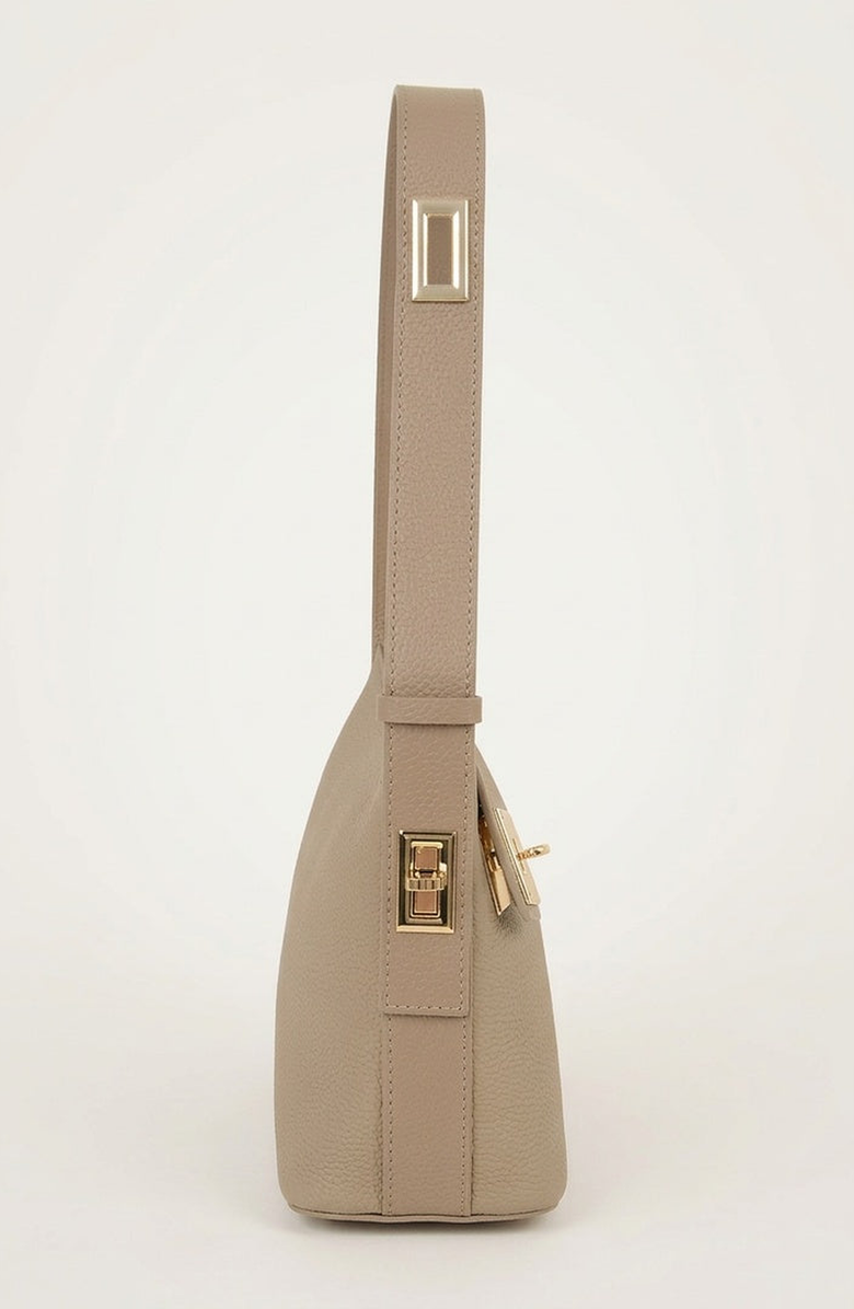 Modenaire Leather Shoulder Bag, Alternate, color, Cream