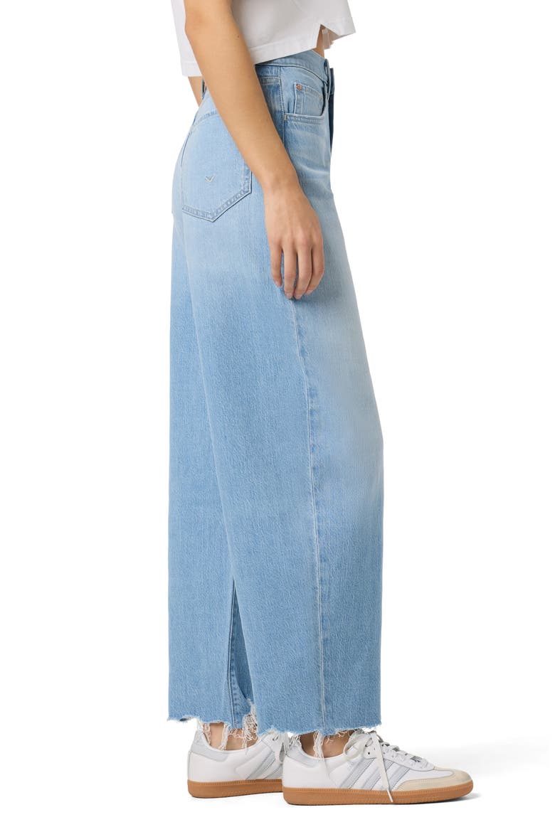 Distressed High Waist Barrel Leg Jeans, Alternate, color, HANALEI