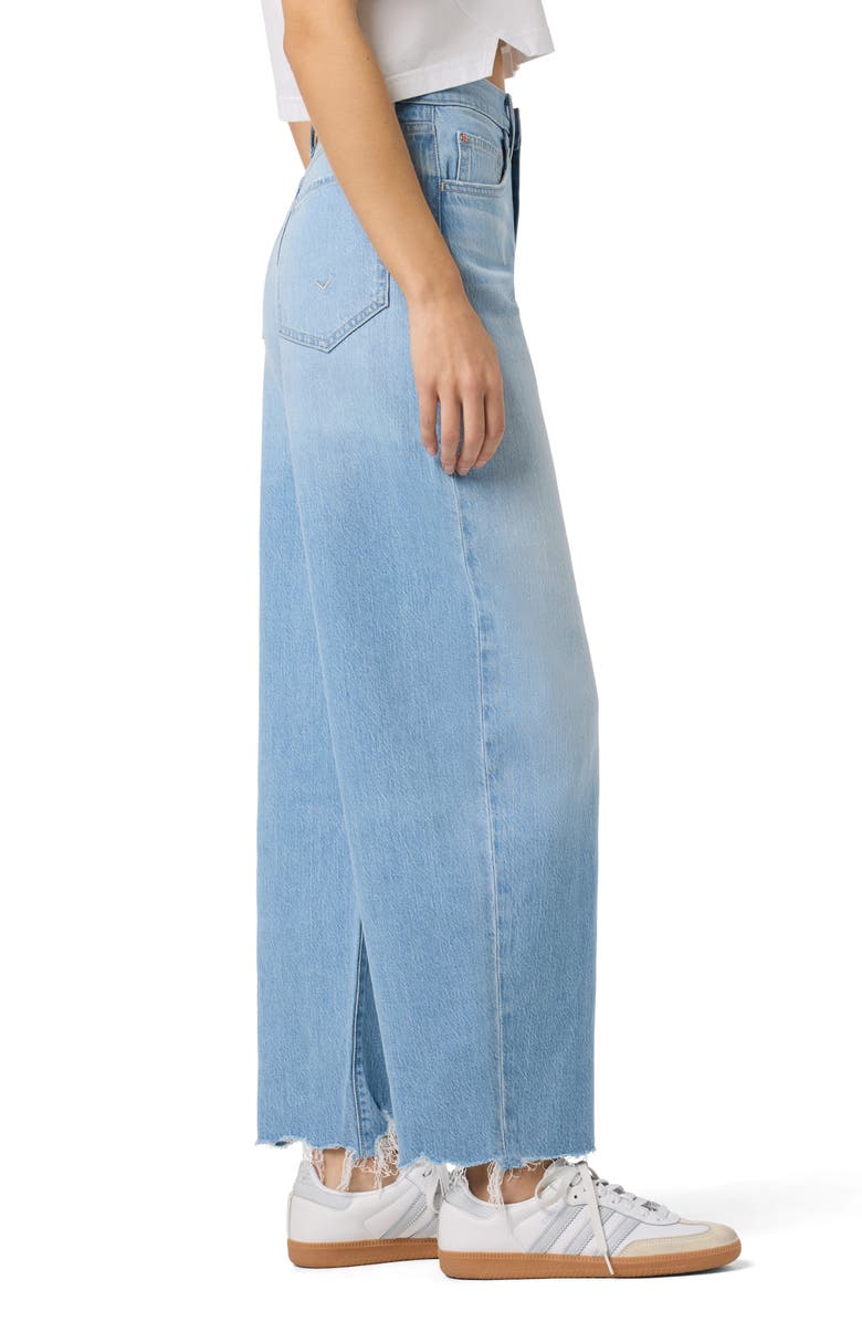 Hudson Jeans Distressed High Waist Barrel Leg Jeans, Alternate, color, Hanalei