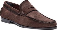 Santoni Suede Penny Loafer