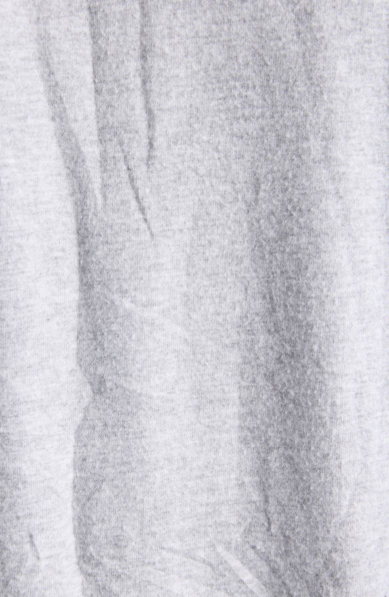 Balenciaga Standard Crest Logo Cotton T-Shirt, Alternate, color, 1302 Light Heather Grey