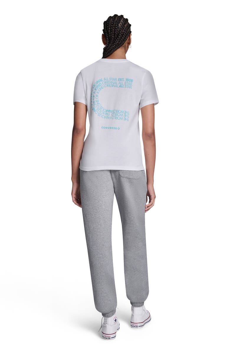 Converse C Type T-Shirt, Alternate, color, White 10A