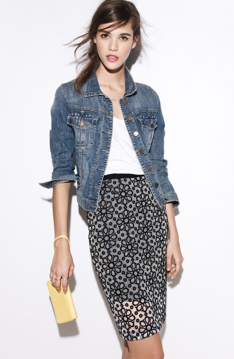 Halogen<sup>®</sup> Daisy Organza Skirt, Alternate, color, 