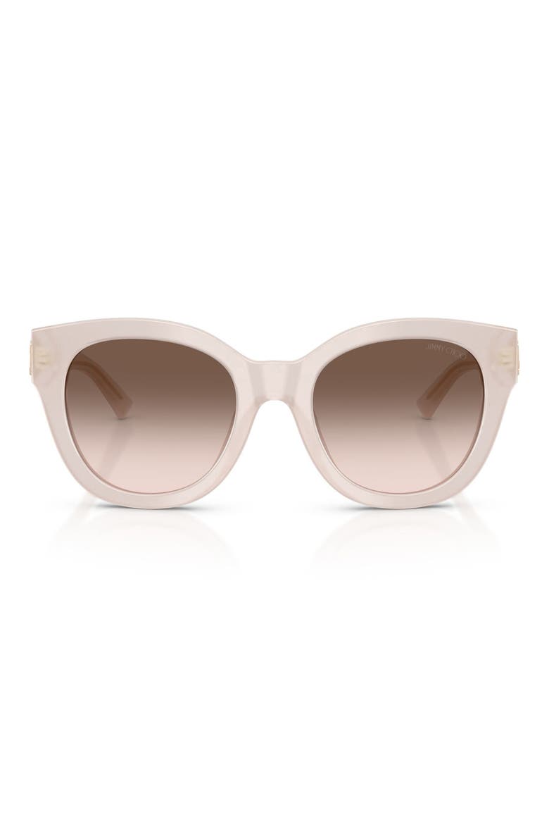 51mm Round Sunglasses, Main, color, OPALINE TAUPE / PINK / GREY
