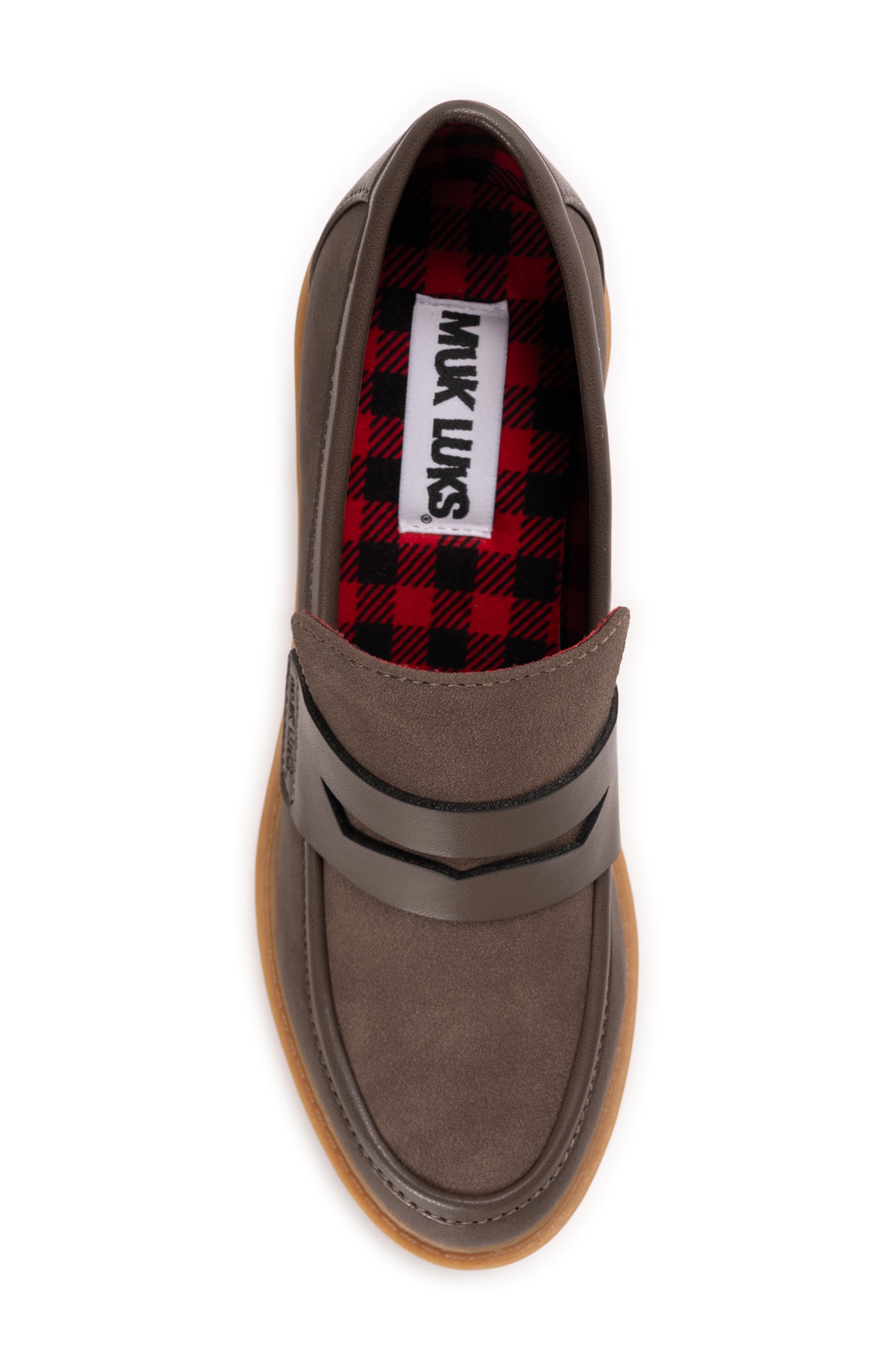 Leona Loafer Pump, Alternate, color, DARK BROWN