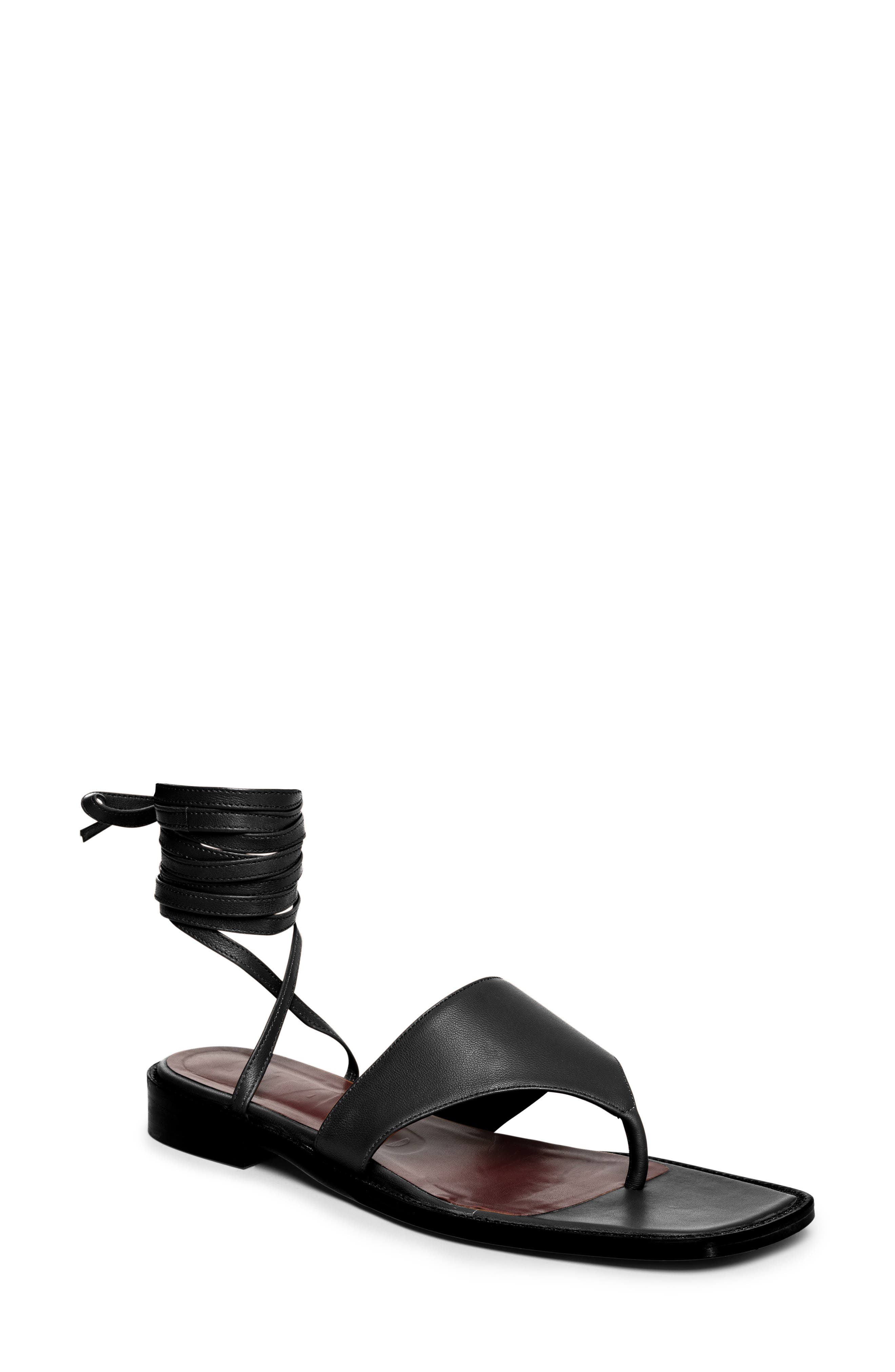 STAUD Alexandre Ankle Wrap Sandal, Main, color, 