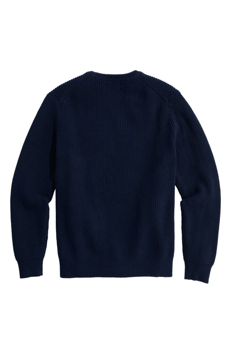 vineyard vines American Flag Cotton Crewneck Sweater, Alternate, color, Nautical Navy