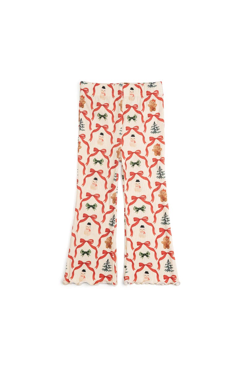 Sweet Wink Christmas Cutie Flare Legging, Main, color, Natural