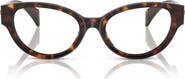 Versace 53mm Cat Eye Optical Glasses