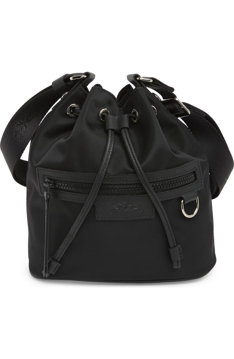 Longchamp Small Le Pliage Neoprene Bucket Bag, Main, color, Black