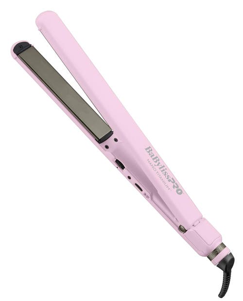 BaBylissPRO Nano Titanium Limited Edition 1" Ultra-Thin Flat Iron in Pink at Nordstrom