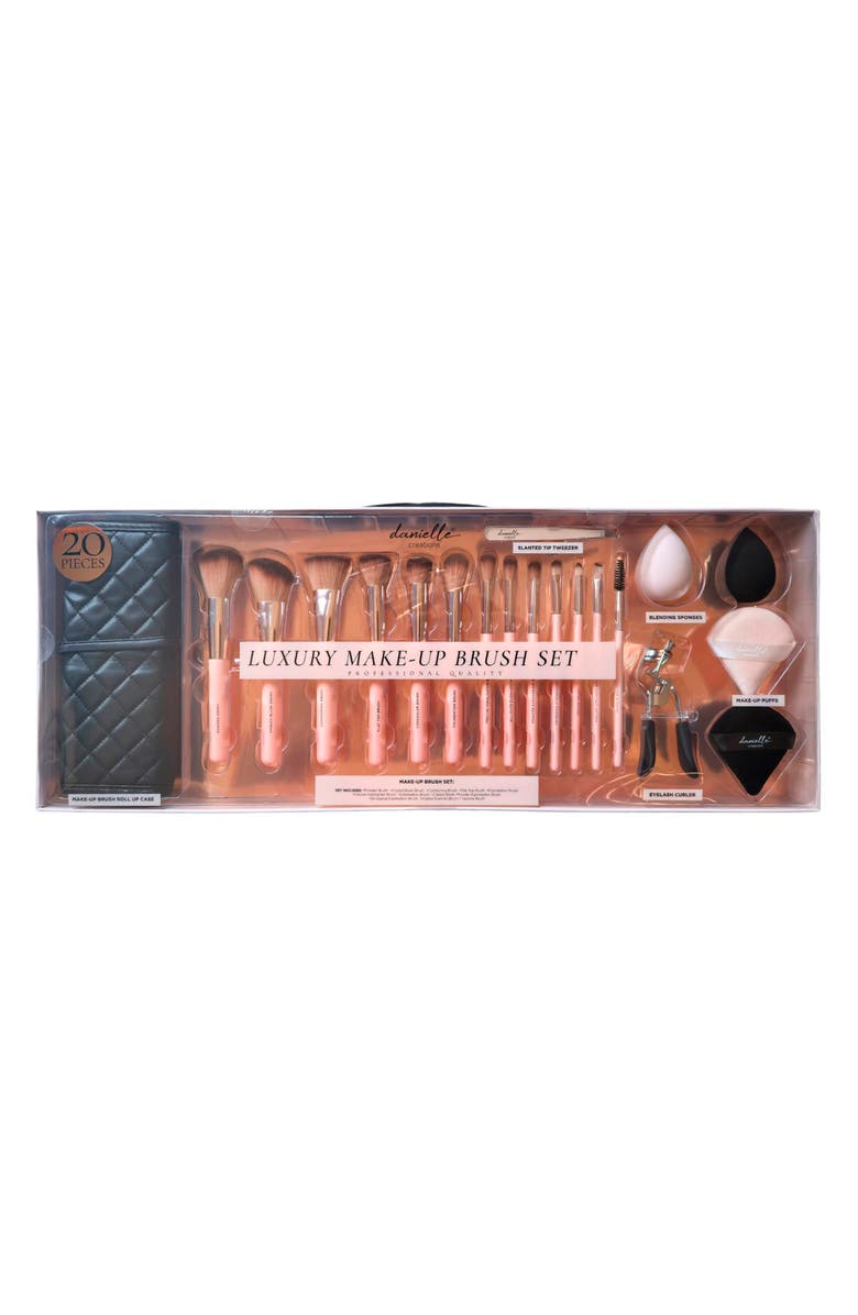 DANIELLE 20 Piece Luxury Make-Up Brush Set, Main, color,