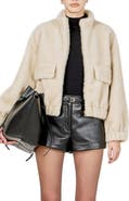Endless Rose Faux Fur Bomber Jacket