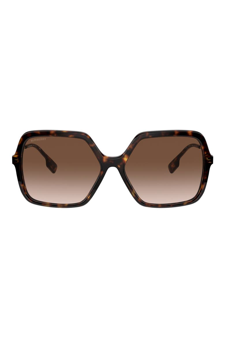 59mm Square Sunglasses, Alternate, color, DARK HAVANA/ BROWN GRADIENT