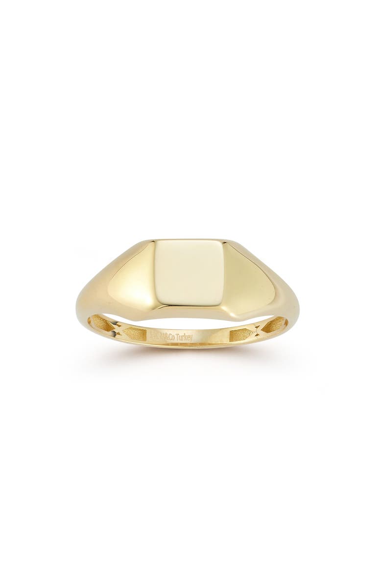 Ember Fine Jewelry Signet Ring, Main, color, Gold