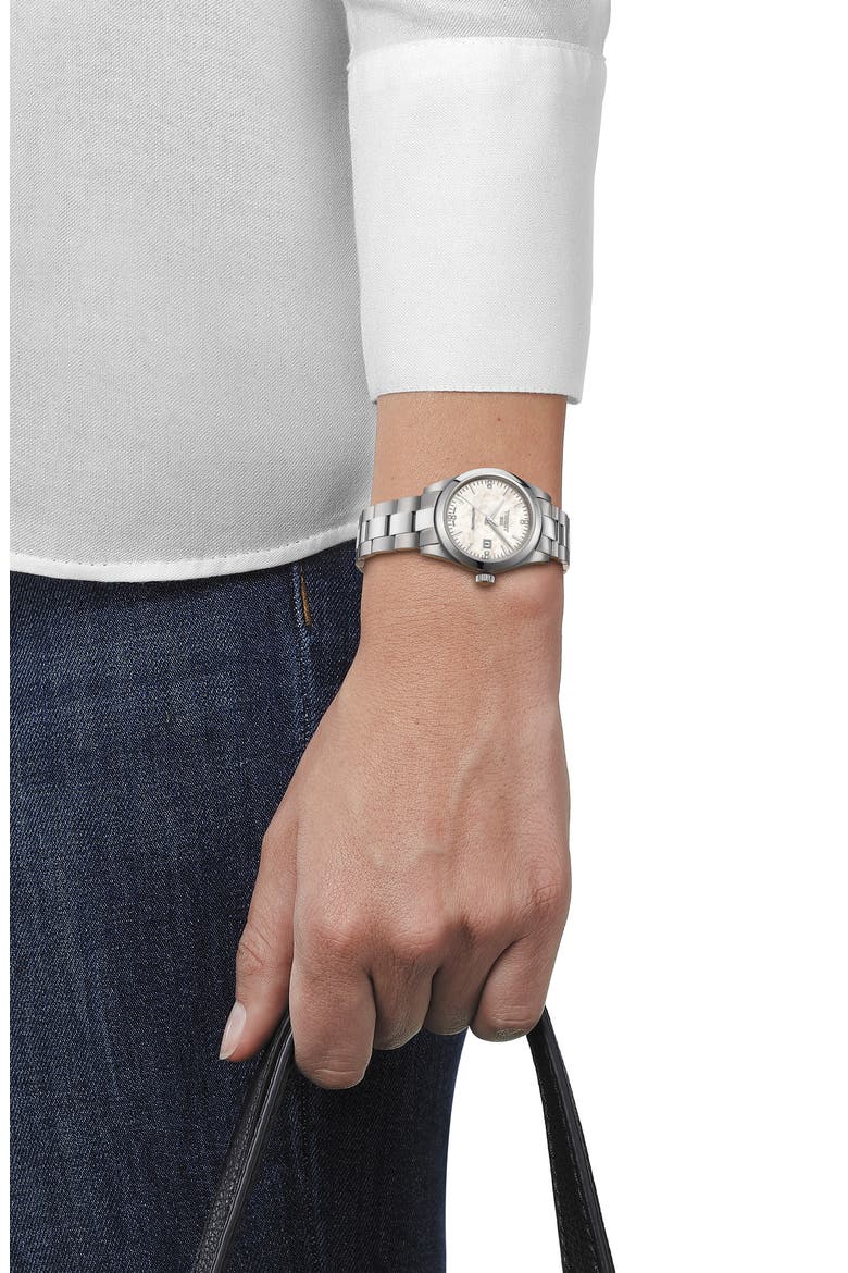 T-My Automatic Bracelet Watch & Leather Strap Gift Set, 29.3mm, Alternate, color, NO COLOR