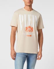 PHILIPP PLEIN Jersey T-Shirt Round Neck Ss Cars Racing Men