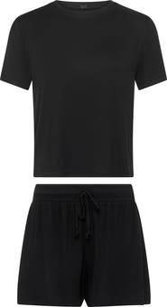 nuuds Rib Pajama Short Set