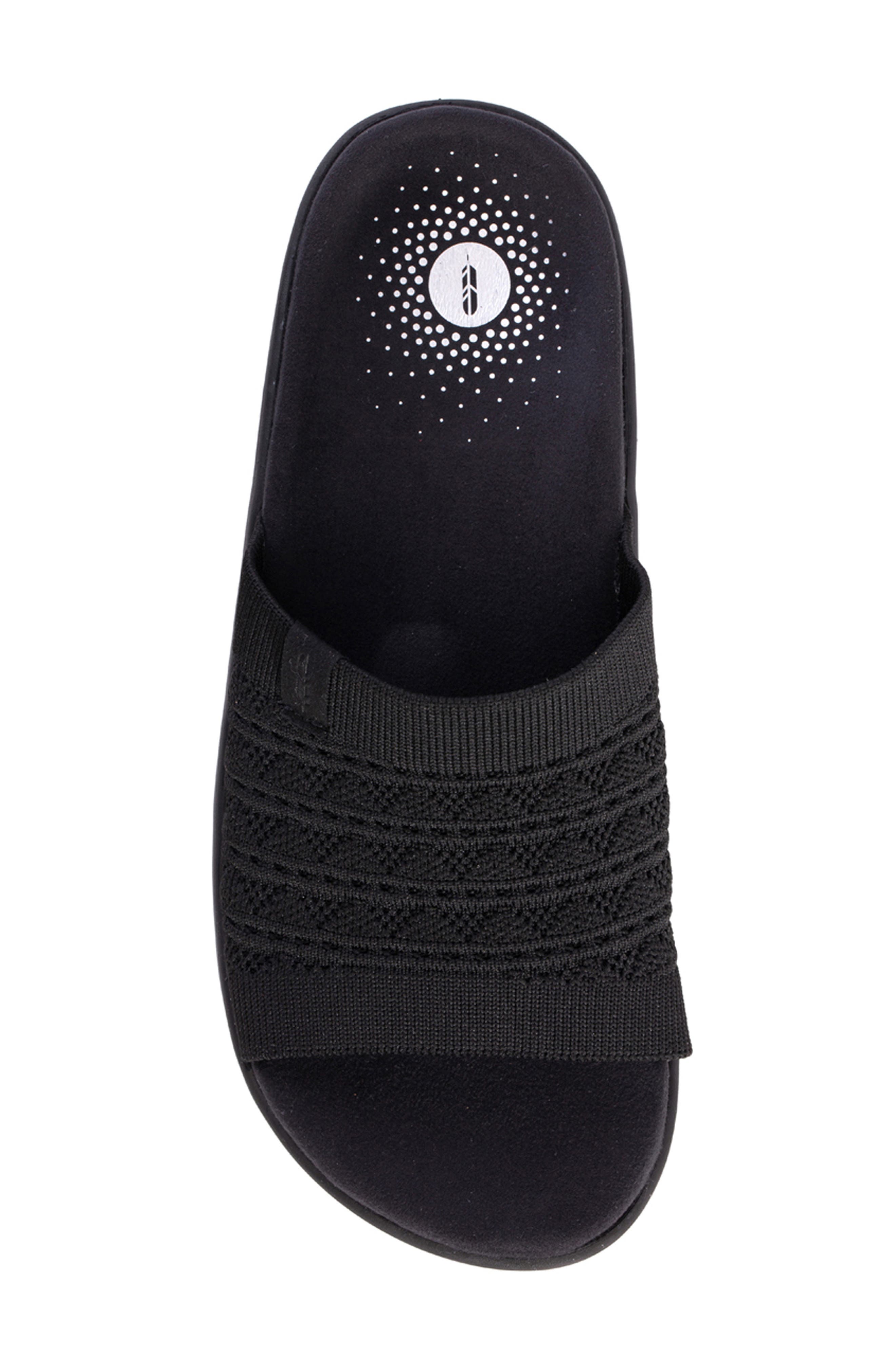 Al Fresco Slide Sandal, Alternate, color, BLACK